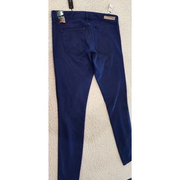 express jeans womens size 6r legging low rise stretch denim blue - Picture 6 of 7